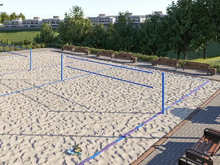 Quadra de Beach Tennis